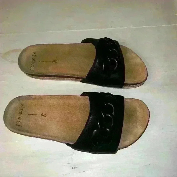 Frankie4 Quinn Slide Sandal black size 6 - Picture 5 of 12